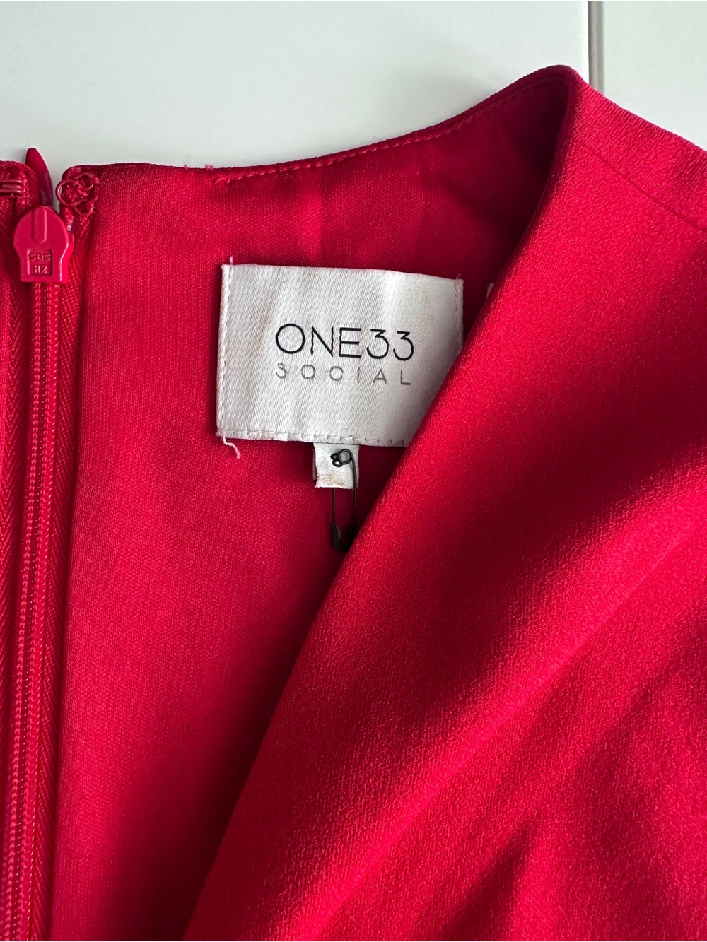 Two-Tone Pink & Red Bow-Front Maxi Dress - Picture 5 of 15